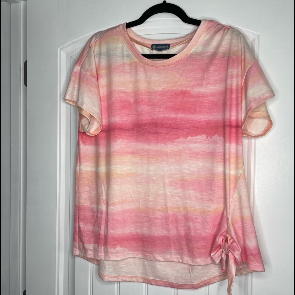 Democracy New Tie Dye Top SZ L